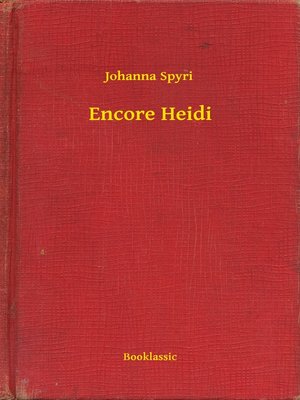 cover image of Encore Heidi